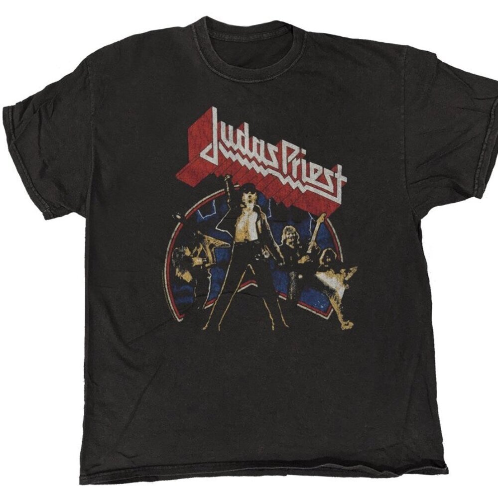 Judas Priest Unleashed Vintage Style Heavy Metal Graphic Unisex T-Shirt